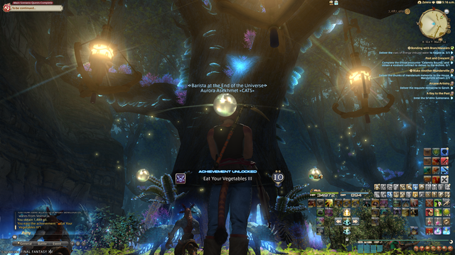 Showing some progress in the Mamook allied society quests.