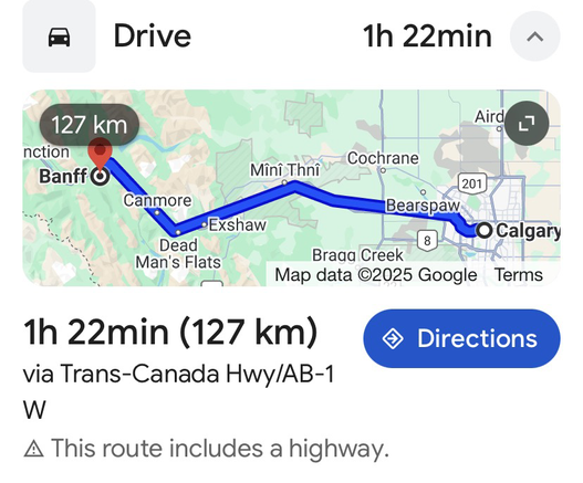 #GreenWashing #ClimateChange #StolenLands #Indigenous  Alberta has wild fires & bans. Banff is a tinderbox waited to flare. Guess how close to the #g7? Banff to Kananaksis 33min (44.5 km) Banff to Calgary 1h 22min (127 km)  https://www.rmoutlook.com/banff/banff-national-park-hits-extreme-fire-danger-10769822  Fire map: https://www.alberta.ca/fire-danger