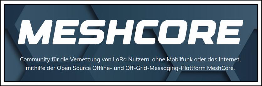Bildbeschreibung: Das MeshCore Logo.