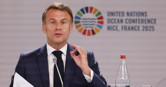 Emmanuel Macron appelle à la «mobilisation» pour sauver des océans «en ébullition»