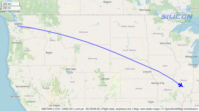 N887WM since Mon Jun 09 2025 15:12:41 GMT+0000 (Coordinated Universal Time)