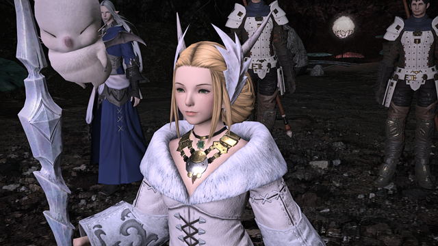 Kan-E-Senna slightly closer up during the HeavensWard MSQ.
