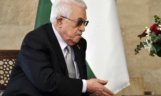El presidente de la ANP, Mahmud Abbas. (Houssam Shbaro/Anadolu via Getty Images)