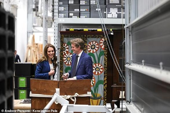 The Princess of Wales undertook her first public engagement of the month today as she highlighted the ¿joy¿ of the creative arts