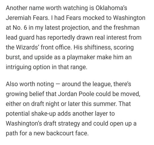 Poole potentially on the move per Rafael Barlowe at nbabigboard 🤔🤔🤔