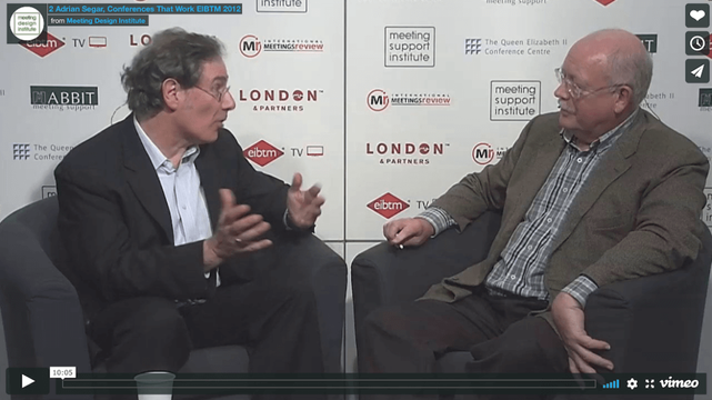 Simon Wadell interviews Adrian Segar at EIBTM 2012