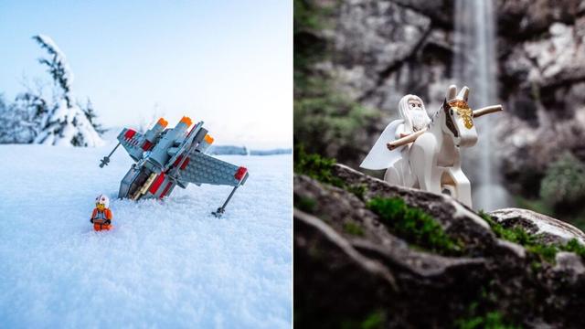 Le photographe Quentin Danel transforme les LEGO en stars de cinéma dans le massif jurassien