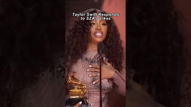 Taylor Swift Responds to SZA's Likes #celebs #shorts #hollywood #sza #taylorswift