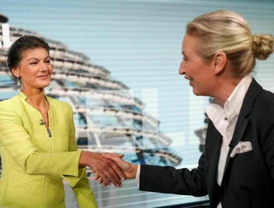 Alice Weidel und Sahra Wagenknecht