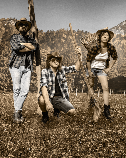 POWERHILL strike a softer note with “My Mood” by evoking powerful emotions in the wild Alpine prairie with their ‘Farm Metal’ shortly before the release of their album “Generation X”

With “My Mood”, POWERHILL reveal a heartfelt and personal side of their craft. The power ballad is the third single from their upcoming album “Generation X”, dropping on June 27, 2025, via Dr. Music Records. For guitarist, producer, and band mastermind Alberto ‘Cep’ Ceppi, the song is an affair of the heart. Dedicated to his girlfriend, it honors the beauty of a simple life by conveying genuine emotions honestly and straightforwardly. Of course, POWERHILL’s iconic mascot Clotilde is also part of the artfully staged lyric video by Andy Pilkington (i.a. Motörhead, Judas Priest, Saxon), which she enriches with her inimitable presence. “My Mood” is a ballad full of heart and attitude, proving there’s room for big feelings even between cow stalls and guitar amps. The atmospheric lyric video for the single “My Mood” invites longtime and new fans to delve into the emotional world of Clotilde and POWERHILL’s ‘Farm Metal,’ set against a picturesque Alpine backdrop. Beautifully animated and emotionally told, the video mirrors the song’s calm tones, while Clotilde’s subtle cameo charmingly rounds off the Alpine idyll. Immerse yourself now in this emotional visual world and experience how POWERHILL present a new facet of their ‘Farm Metal’ with “My Mood”.