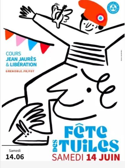 Affiche fête des tuiles