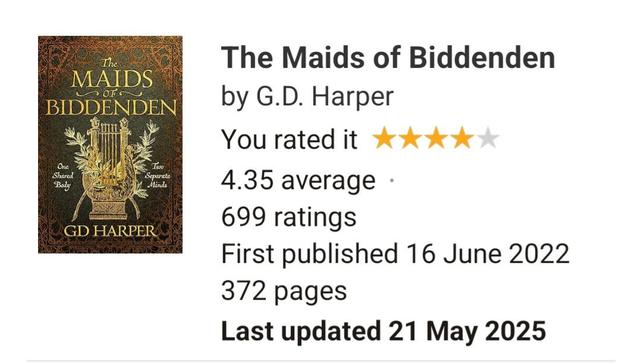 The Maids of Biddenden by GD Harper 4⭐️
