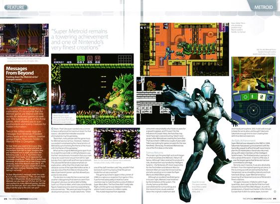 Feature titled: Alone in the Dark - The Metroid Story
Taken from Official Nintendo Magazine 46 - September 2009 (UK)