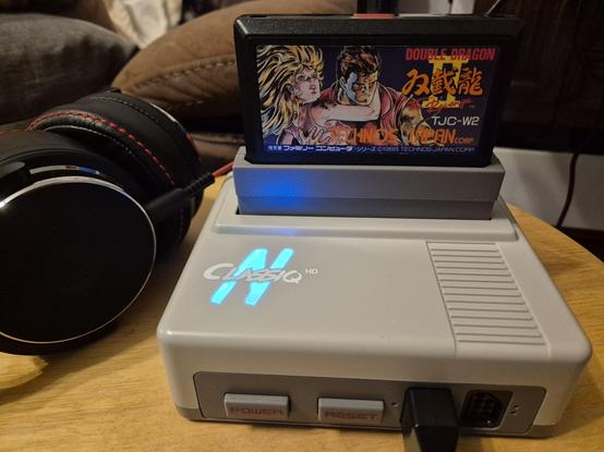 The Classiq N HD with the cart in it