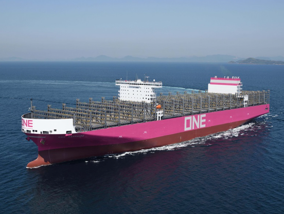 ONE takes home new future fuel-ready containership from Japan
