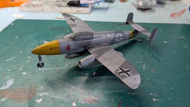 Huma Heinkel He 280 T 1/72 scale model