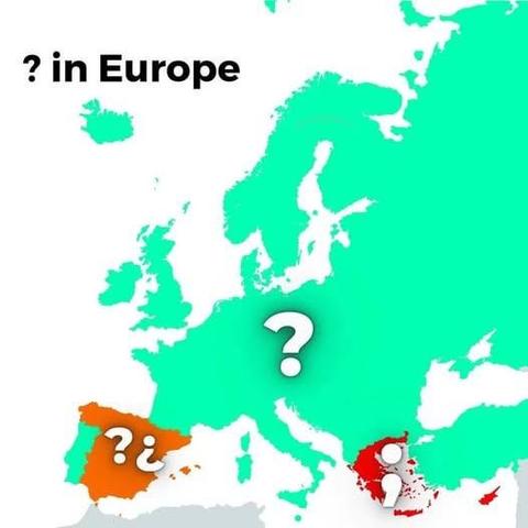 Question Mark Symbol Used in Europe