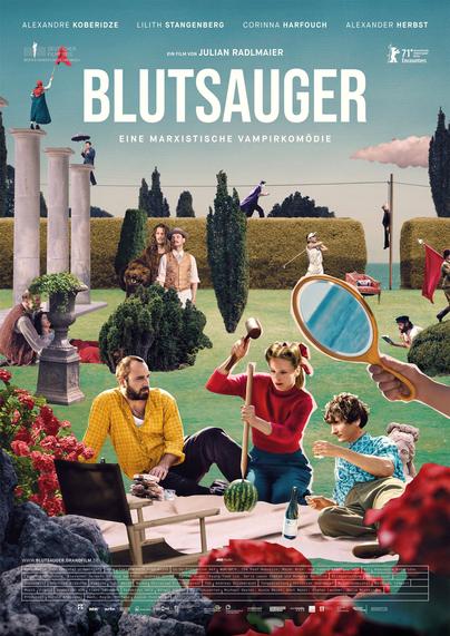 Filmposter zum Film »Blutsauger« von Julian Radlmaier, Verleih Grandfilm | grandfilm.de
