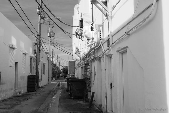 Alley in B&W
South Florida
