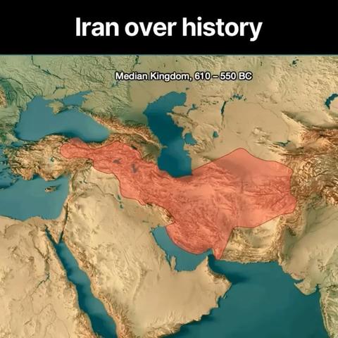 The borders of Iran over history