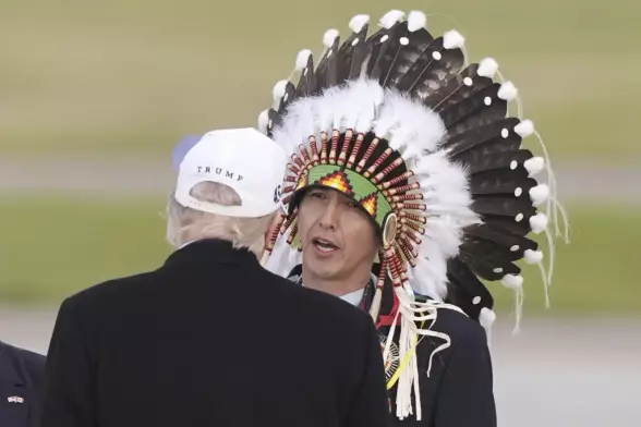 Steven Crowchild speaks with Donald Trump