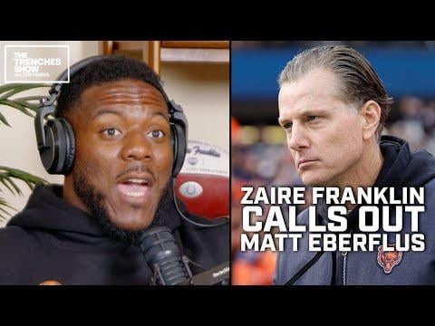 [The Trenches] Zaire Franklin CALLS OUT Bears HC Matt Eberflus | "He'd Get Mad if I Asked a Question"