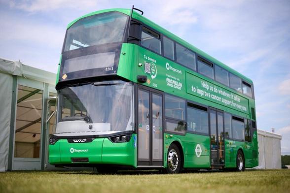 Stagecoach London unveils new electric Macmillan bus, continuing legacy of support for cancer care