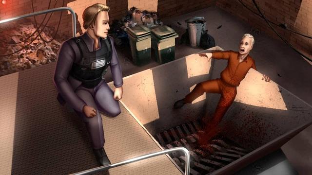 Image by frankocean922.

Tobor Genn stares downwards from his elevated position on a platform over the industrial grinder used for recycling within the intelligence complex at Everspring on the planet Feyd.

Insider the grinder, Semyon Hayden clings on to the side of the funnel, his foot already being minced by the grinding gears.

Semyon has a panicked expression on his face, knowing he has mere seconds left before he is dragged in, whilst Tobor is left satisfied that his rival is meeting a similar end to those he meted out to his victims.