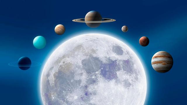 What is that bright dot shining near the Moon tonight? Find out about stars and planets that can be seen next to our natural satellite this month!
