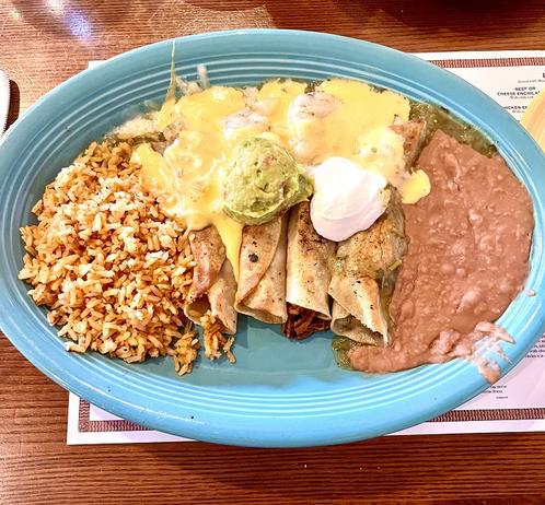 Beef flautas Matt's El Rancho Austin TX