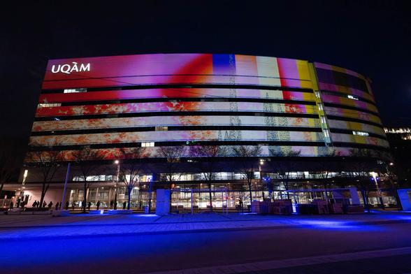 Nouvelle vidéoprojection étudiante dans le Quartier des spectacles