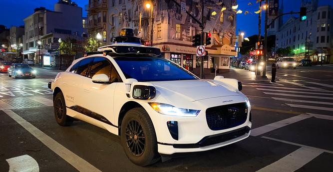Waymo vehicle in San Francisco