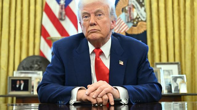 Donald Trump in the White House.