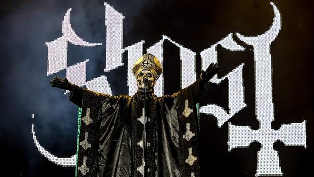 RIO DE JANEIRO, BRAZIL - SEPTEMBER 19:  Mary Goore of Ghost band performs on stage during a concert in the Rock in Rio Festival on September 19, 2013 in Rio de Janeiro, Brazil. (Photo by Buda Mendes/Getty Images)
