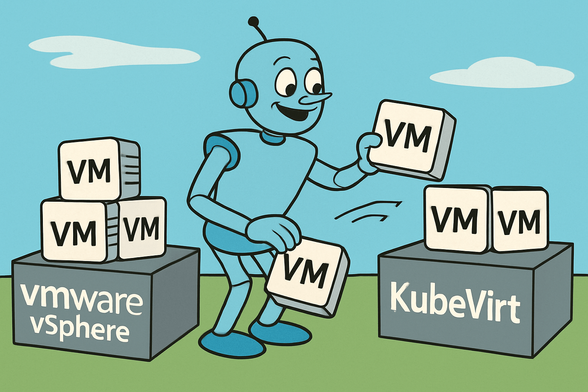 Learn Kubevirt - migrating from VMware - header image