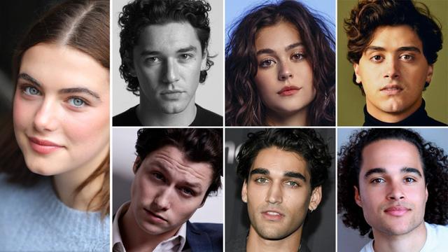 Clockwise Top L-R: Ella Bright, Belmont Cameli, Mika Abdalla, Antonio Cipriano, Jalen Thomas Brooks, Josh Heuston and Stephen Kalyn