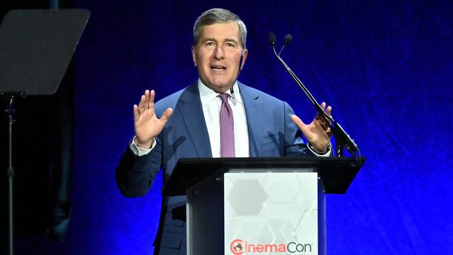 Charles Rivkin, chairman and CEO of the Motion Picture Association, speaks onstage during CinemaCon 2025.