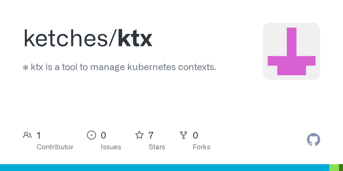⎈ ktx is a tool to manage kubernetes contexts. Contribute to ketches/ktx development by creating an account on GitHub.