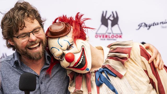 Eli Craig and Clown in a Cornfield Eli Craig and Clown in a Cornfield