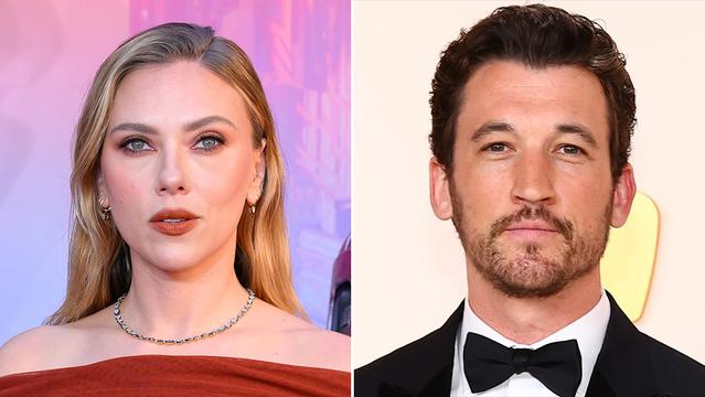 L-R: Scarlett Johansson and Miles Teller