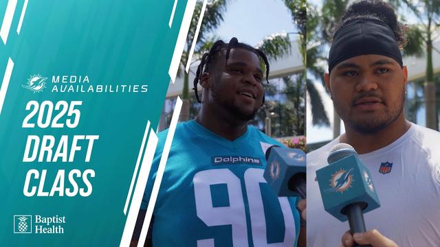The 2025 Draft Class meets with the media | Miami Dolphins The 2025 Draft Class meets with the media | Miami Dolphins