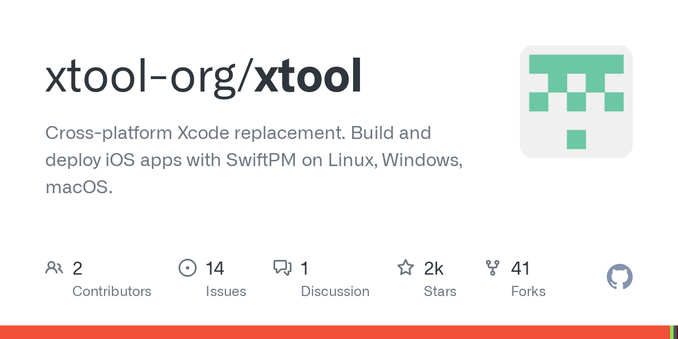 Cross-platform Xcode replacement. Build and deploy iOS apps with SwiftPM on Linux, Windows, macOS. - xtool-org/xtool
