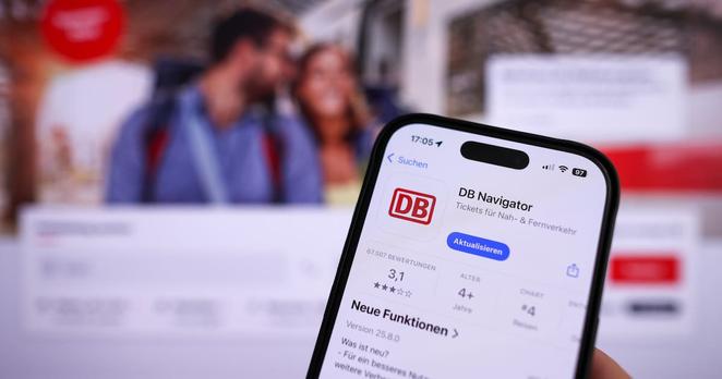 Die App DB-Navigator sammelt angeblich zu viele Daten. 