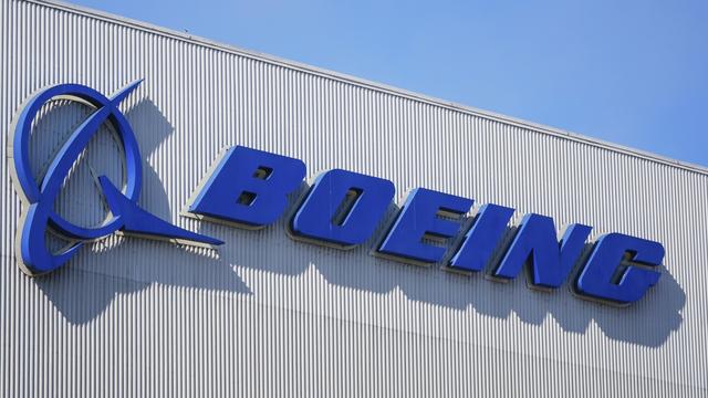 The Boeing logo is displayed at the company's factory, Sept. 24, 2024, in Renton, Wash. (AP Photo/Lindsey Wasson, File)