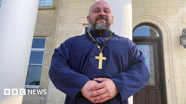Father Moses McPherson, a Russian Orthodox priest