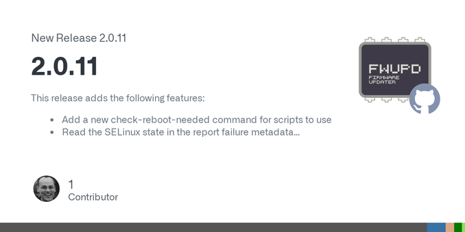 This release adds the following features:

Add a new check-reboot-needed command for scripts to use
Read the SELinux state in the report failure metadata

This release fixes the following bugs:

Ad...