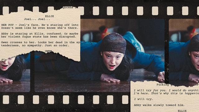 Bella Ramsey as Ellie in the second episode of The Last of Us season two.