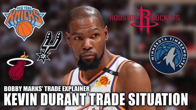 Bobby Marks’ Kevin Durant Trade Explainer 👀 Cases for Rockets, Spurs, Wolves & MORE | NBA on ESPN