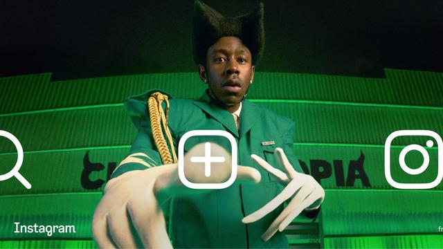 Tyler, The Creator in Instagram's "Anyway" campaign