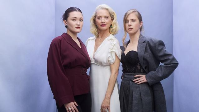 Katherine LaNasa, Isa Briones and Taylor Dearden Variety Women of The Pitt Extra Edition Cover Story